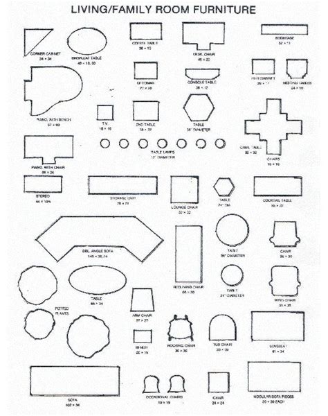 Printable Furniture Templates | Free furniture, Doll furniture patterns ...