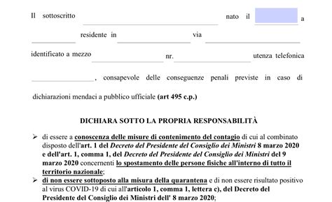 Coronavirus Il Nuovo Modulo Autocertificazione Gay It