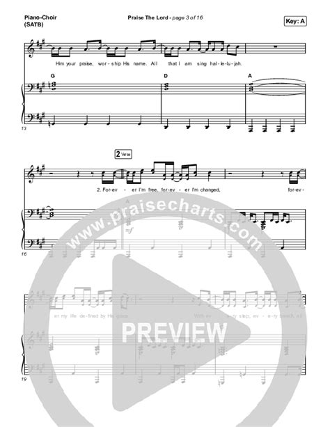 Praise The Lord Sheet Music PDF (Phil Wickham) - PraiseCharts