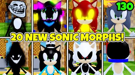 How To Get 20 New Sonic Morphs In Find The Sonic Morphs 130 Roblox