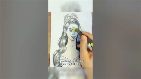 Shorts Pencil Drawing Step By Step How To Draw A Girl S Beautiful Hair In Pencil Youtube