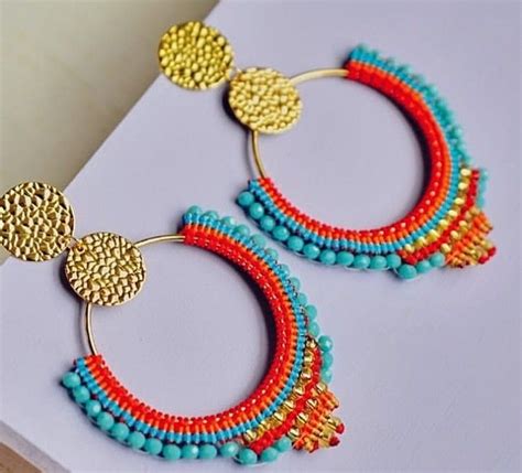 Crochet Necklace Mendoza Jewelry Earrings Instagram Fashion Stud