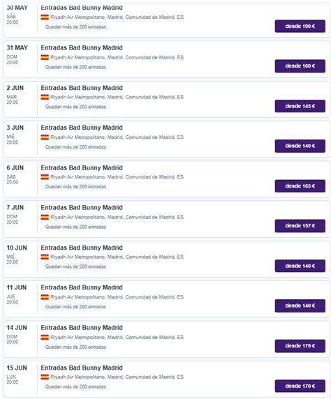 Venta De Entradas Para Los Conciertos De Bad Bunny En Madrid Diario