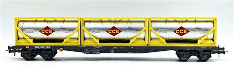 Wagon Plat Transport De Citerne Ccr Sbb Cff