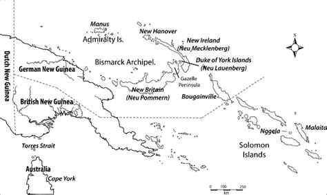 1. Map of western Island Melanesia showing locations mentioned in the ...