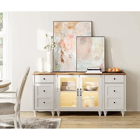 Amazon Wampat Buffet Cabinet Sideboard With Storage Modern