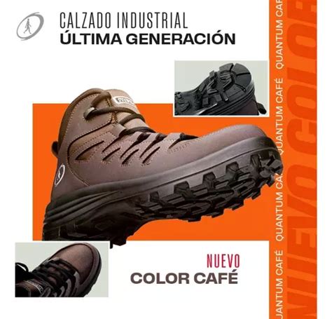 Calzado De Seguridad Quantum Cafe Riverline Meses Sin Intereses