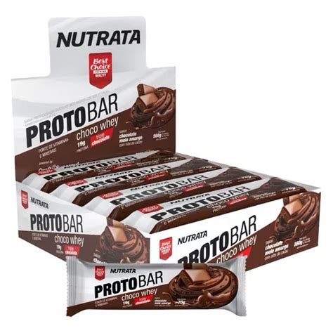 Barra De Proteina Proto Bar Caixa C 8 Unid Nutrata MercadoLivre