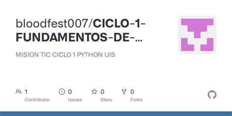 Github Bloodfest Ciclo Fundamentos De Programaci N En Python