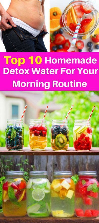 Top 10 Homemade Detox Water For Your Morning Routine Obsolo Homemade Detox Healthy Drinks