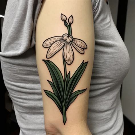 Snowdrop Flower Tattoo Meaning Symbolism Designs Hbtat