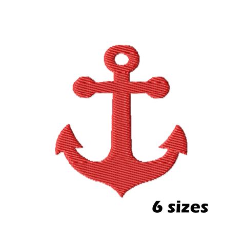 mini anchor embroidery designs instant   sizes etsy
