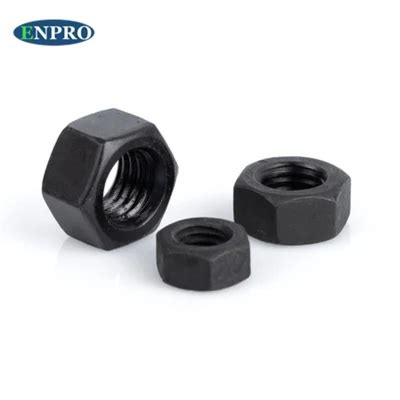 Black Astm A H Heavy Hex Nut China Nut And Fastener