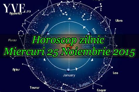 Horoscop Zilnic Miercuri Noiembrie Yve Ro