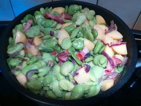 Ragout de fèves aux lardons Recette de Ragout de fèves aux lardons