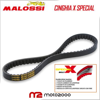 Malossi Cinghia Trasmissione X Special Belt Piaggio Ciao Px