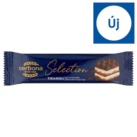 Cerbona Selection Tiramisu Flavoured Muesli Bar G Tesco Online