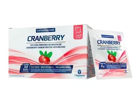 Cranberry Pó 30 Sachês Para Infecção De Urina Catarinense Mercadolivre