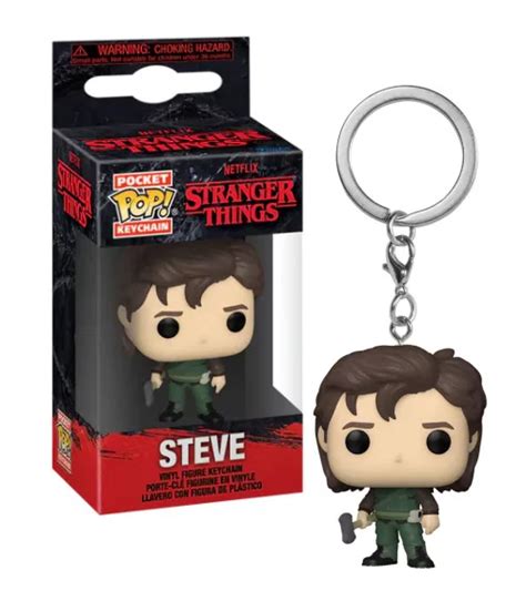 Stranger Things S Pocket Pop Keychains Hunter Steve Shopforgeek