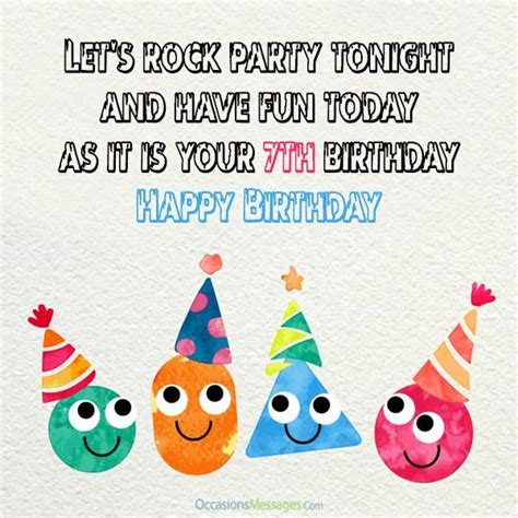 Quotes About 7th Birthday - ShortQuotes.cc