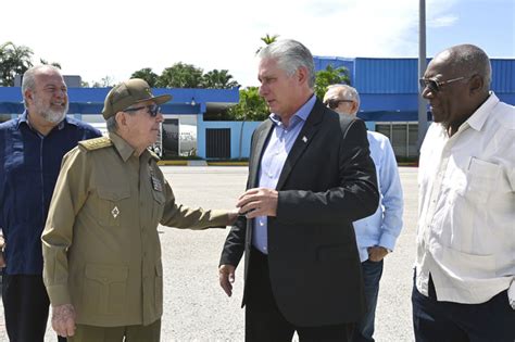 Diaz Canel Is Back Home Cuban News Agency