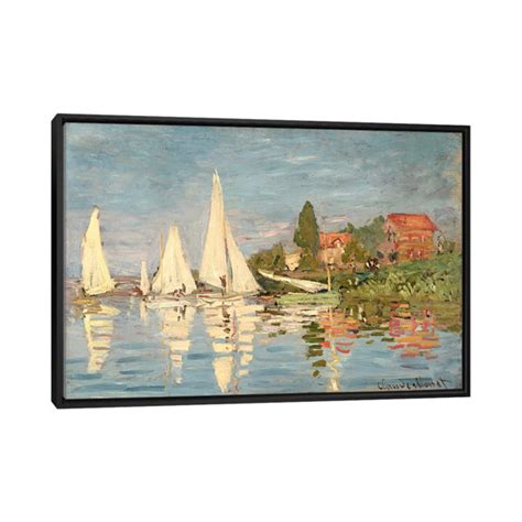 The Twillery Co Regatta At Argenteuil C 1872 By Claude Monet