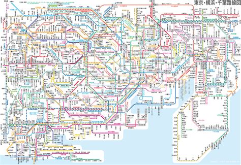 51 Images for : Tokyo Train Map - Kodeposid