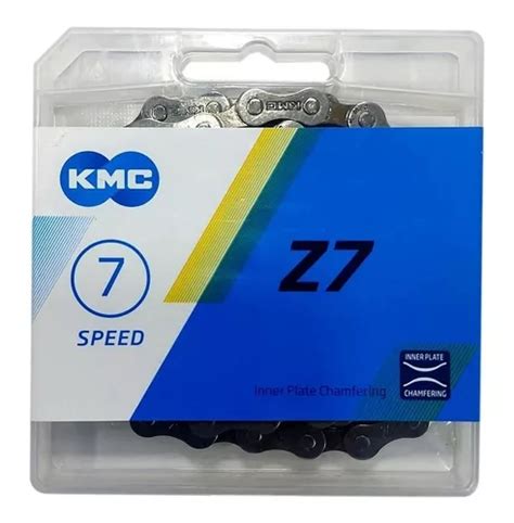 Corrente Bike Mtb Speed 7 Velocidades Fina 116 Elos Kmc Z7 MercadoLivre