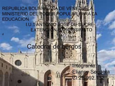 Catedral De Burgos Ppt