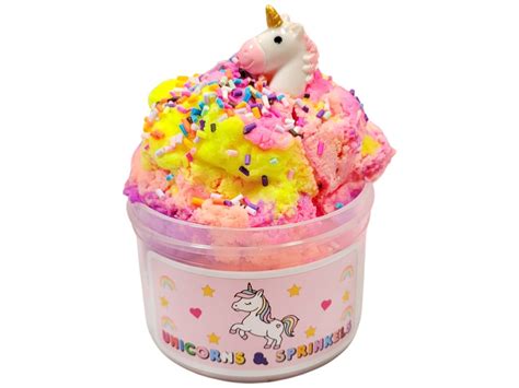 Unicorn Slime, Unicorn Cloud Slime With Charms, Slime, Slime Shop ...