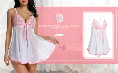 Bridal Lingerie Women Chemises Lace Smock Lingerie Teddy Mini Babydoll