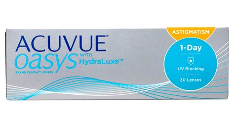 Acuvue Oasys 1 Day For Astigmatism 30 Pack With Hydraluxe