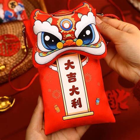 Ready Stockcny D Cloth Red Packet Spring Festival Special Cloth Red