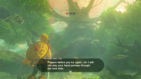 Botw Wow Thank Goodness The Deku Tree Stopped Me From Pulling The