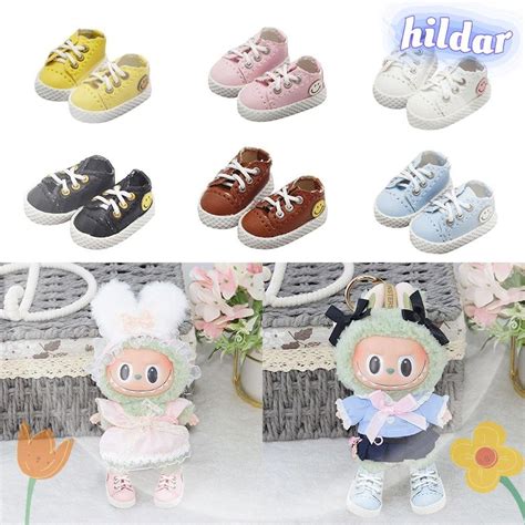 Hildar Labubu Doll Shoes Labubu Time To Chill Filled Casual Canvas