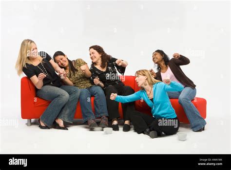 Group of female friends Stock Photo - Alamy