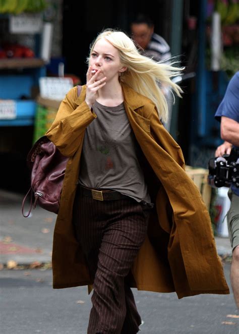 EMMA STONE on the Set of Maniac in New York 08/15/2017 – HawtCelebs