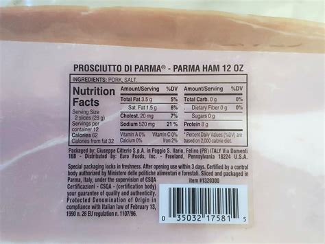 Costco Prosciutto Di Parma Amazing Value Flavor