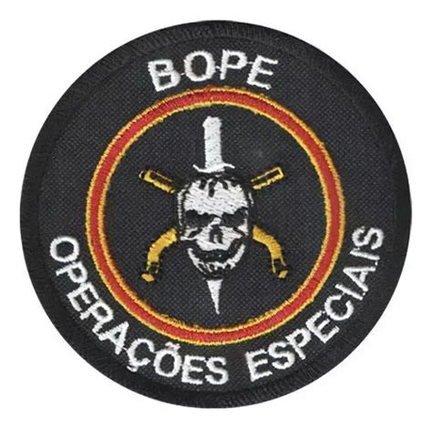 Parche Para Ropa Mundo Do Militar Patch Bordado Bope Fecho De