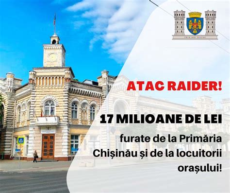 Atacul Raider continuă Ceban Guvernul a luat astăzi încă 4 milioane