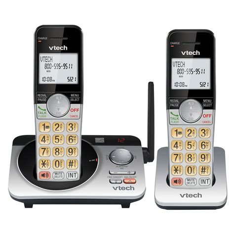 Vtech Two Handset Cordless Phone W Answering Machine