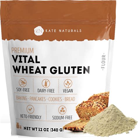 Amazon.com : Kate Naturals Vital Wheat Gluten for Bread Making, Baking