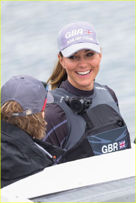 Kate Middleton Sets Sail With Team Great Britain During Grand Prix