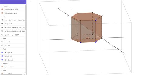 Prisma Hexagonal Regular Recto Geogebra