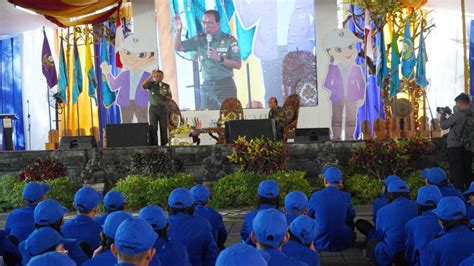 Danrem Wira Satya Berikan Materi Wawasan Kebangsaan Kepada