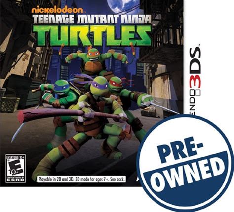 Best Buy Teenage Mutant Ninja Turtles PRE OWNED Nintendo 3DS