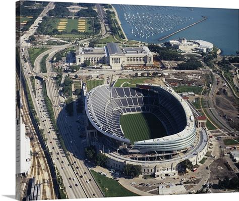 aerial view   stadium soldier field chicago illinois great big