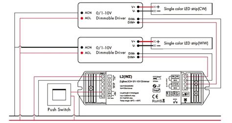 Iskydance L2 WZ Zigbee RF Push Dimmer User Manual