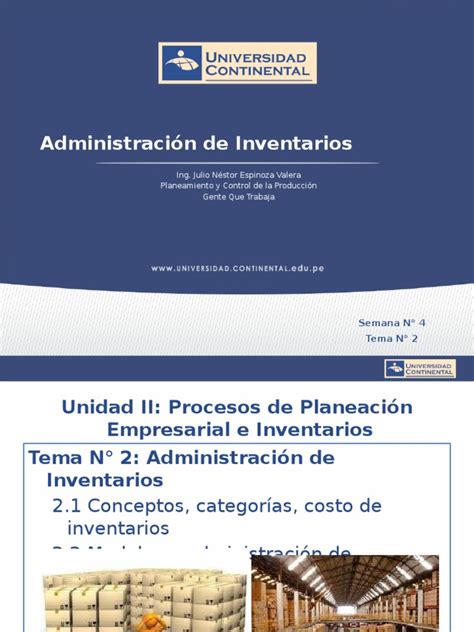 Pdf Semana Tema Y Administraci N De Inventarios Dokumen Tips