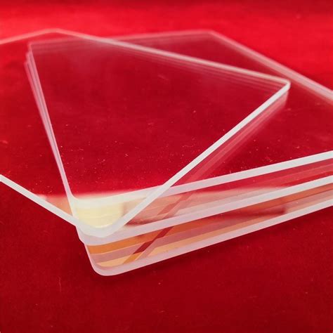 Heat Resistance High Purity Customize Clear Silica Fused Sheet